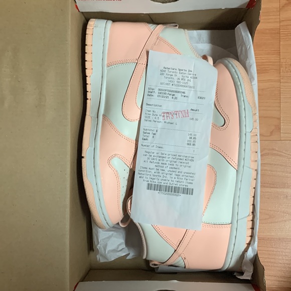 Nike Dunk Crimson Tint Size 6.5 - Picture 6 of 7